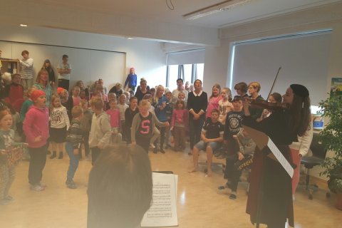 Mynd frá Tónleikunum við Tjarnarstíg