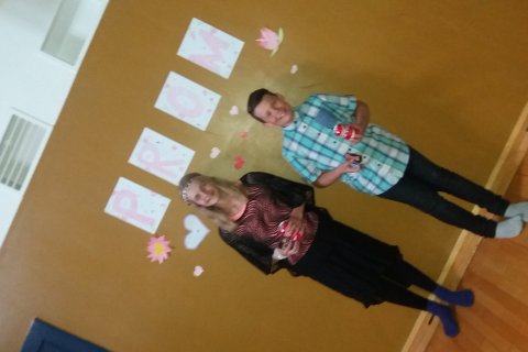 Diskó á miðstigi í gær