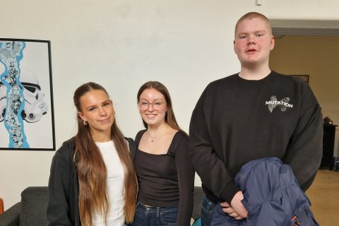 Thelma, Eva og Víkingur