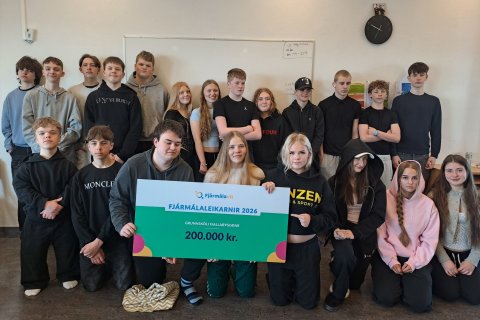 Nemendur 10. bekkjar í Grunnskóla Fjallabyggðar