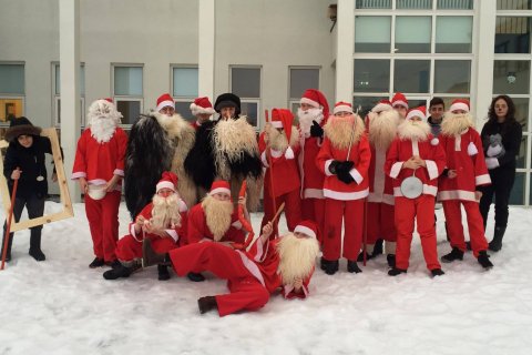 Jólasveinaheimsókn