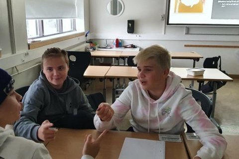 Nemendur 9. bekkjar tóku þátt í Forvarnardeginum