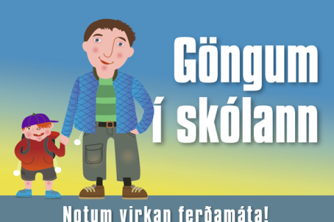 Göngum í skólann átakið er byrjað!