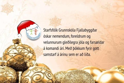 Jólakveðja frá starfsfólki GF
