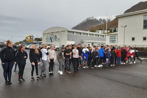 Nemendur 6.-10. bekkjar hlaupa Ólympíuhlaup ÍSÍ