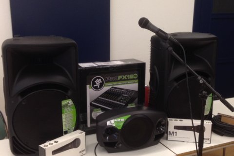 Grunnskóli Fjallbyggðar eignast færanlegt hljóðkerfi