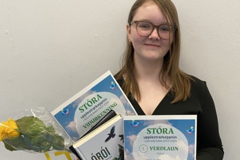 Kristín Ósk hafnaði í 3. sæti.