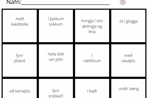 Jólalestur - Jólabingó fyrir alla!