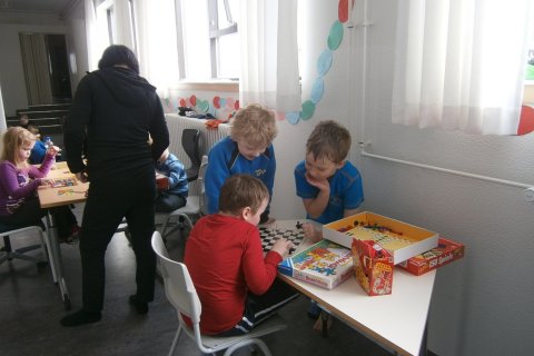 Yngsta stig við Norðurgötu heimsækir Tjarnarstíg