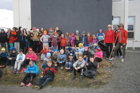 Umhverfisdagur við Tjarnarstíg