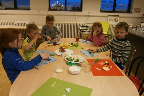 Heimilisfræðitími á Ólafsfirði