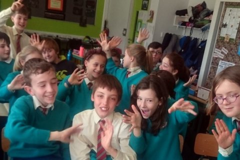 Samstarf milli 6. bekkjar ÁÁ og 6. bekkjar í Clonakilty