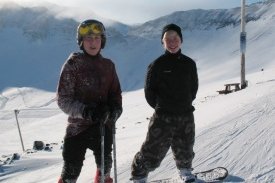 Frábær skíðadagur eldri deildar