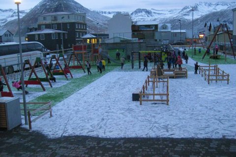 Frímínútur á skólabalanum