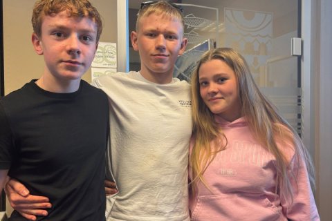 Anton Elías Viðarsson, Steingrímur Árni Jónsson og Tinna Hjaltadóttir