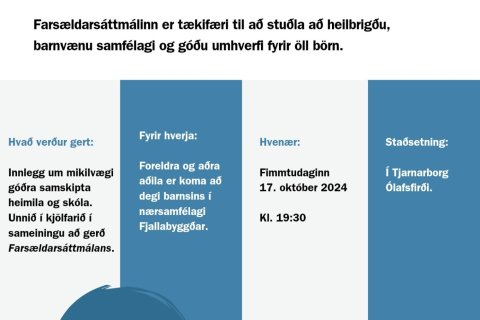 Farsældarsáttmálinn í Fjallabyggð